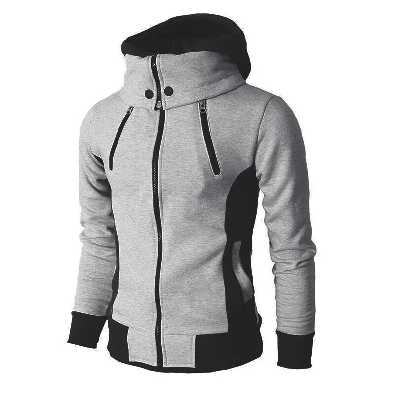 Men's casual zip-up jackets from Corporación Turística in white, featuring a front zipper and relaxed fit.