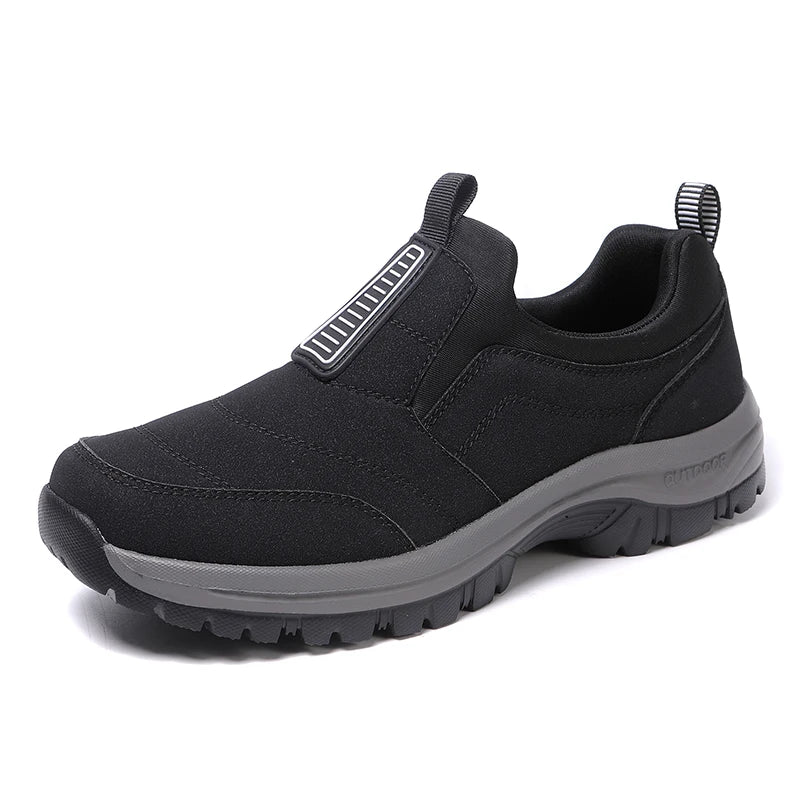 Blue men's casual sports sneakers by Corporación Turística, lightweight athletic shoes with comfortable design.