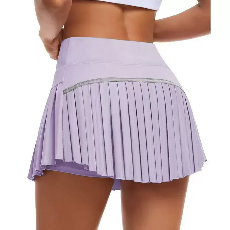 Blue women's summer sports shorts by Corporación Turística, made of lightweight fabric, featuring an elastic waistband and casual fit.