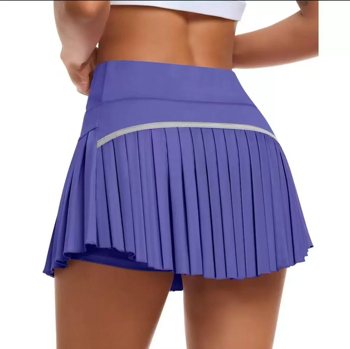 Blue women's summer sports shorts by Corporación Turística, lightweight and comfortable for active wear.