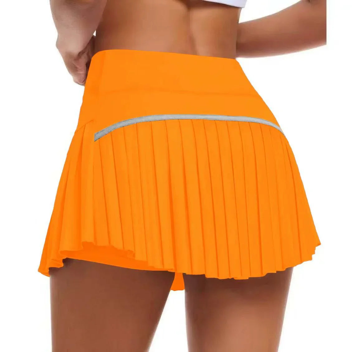 Blue women's summer sports shorts by Corporación Turística, lightweight and comfortable athletic pants for active wear.