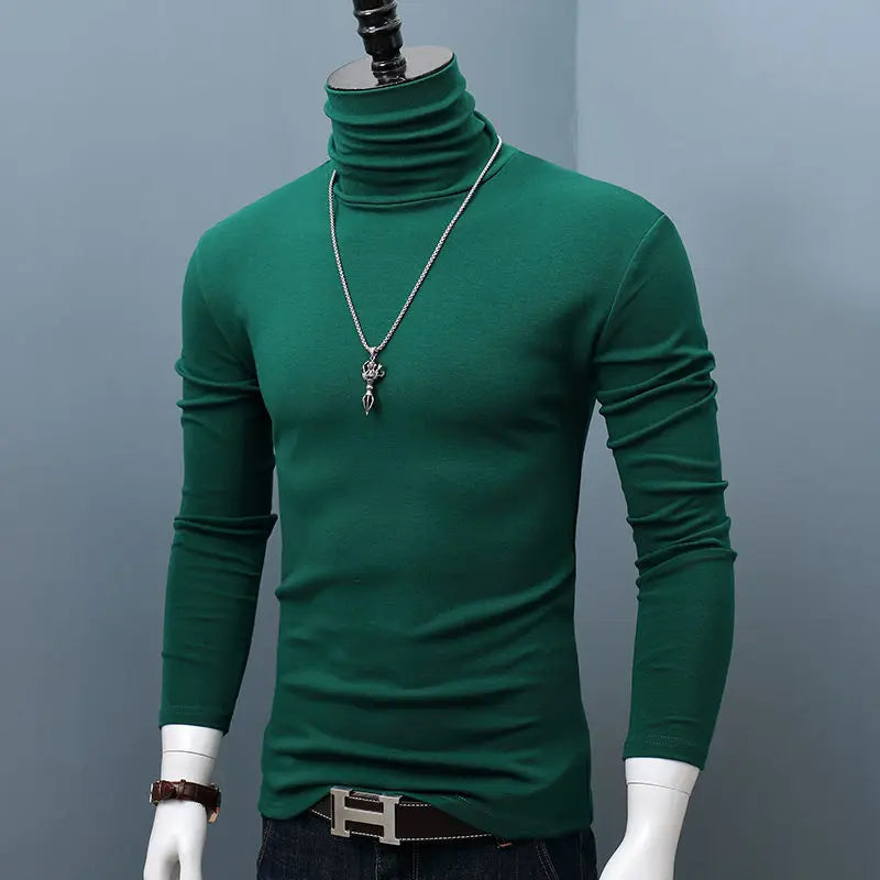 Corporal Turística Burgundy classic turtleneck sweater for autumn and winter, lightweight and cozy for casual wear.