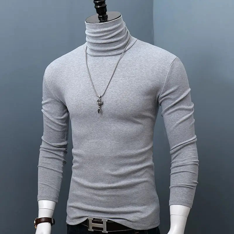 Corporal Turística burgundy classic turtleneck sweater for autumn and winter, lightweight and suitable for fall and winter wear.
