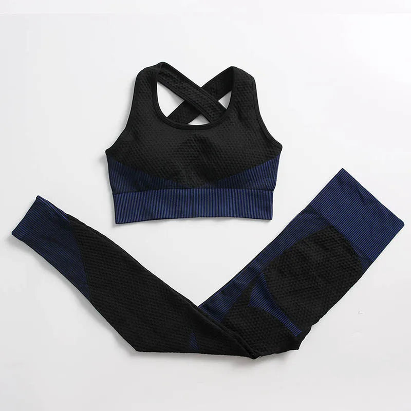 Lavender women's sportswear set by Corporación Turística, including yoga top and leggings, for comfortable activewear.
