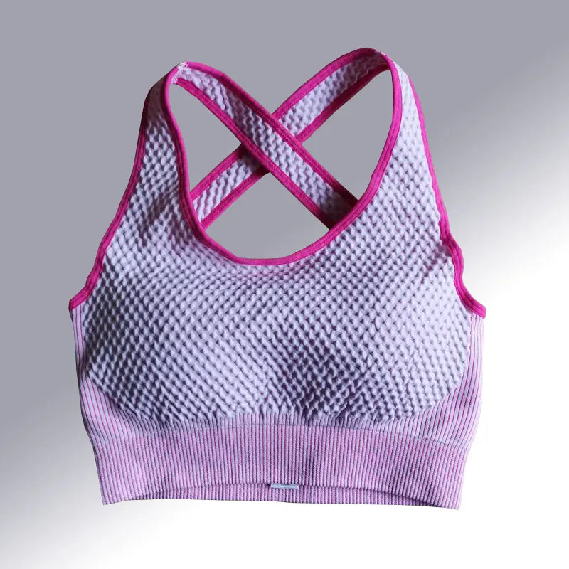 Lavender women's sportswear set by Corporación Turística, yoga and activewear ensemble with two pieces and B-XL size.