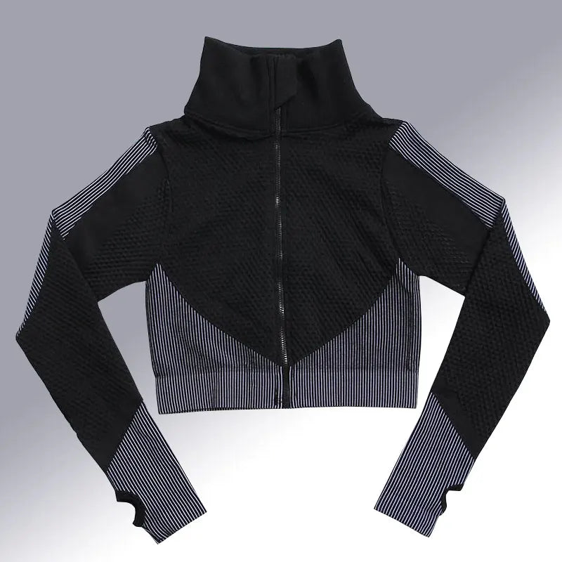 Lavender women's sportswear set by Corporación Turística, includes yoga top and leggings, perfect for activewear and exercise.