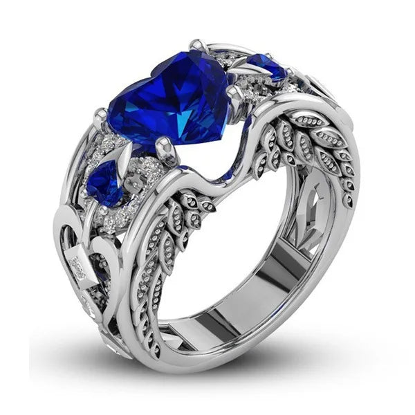 Sterling silver 925 classic ring with sparkling cubic zirconia, featuring a simple and elegant design.