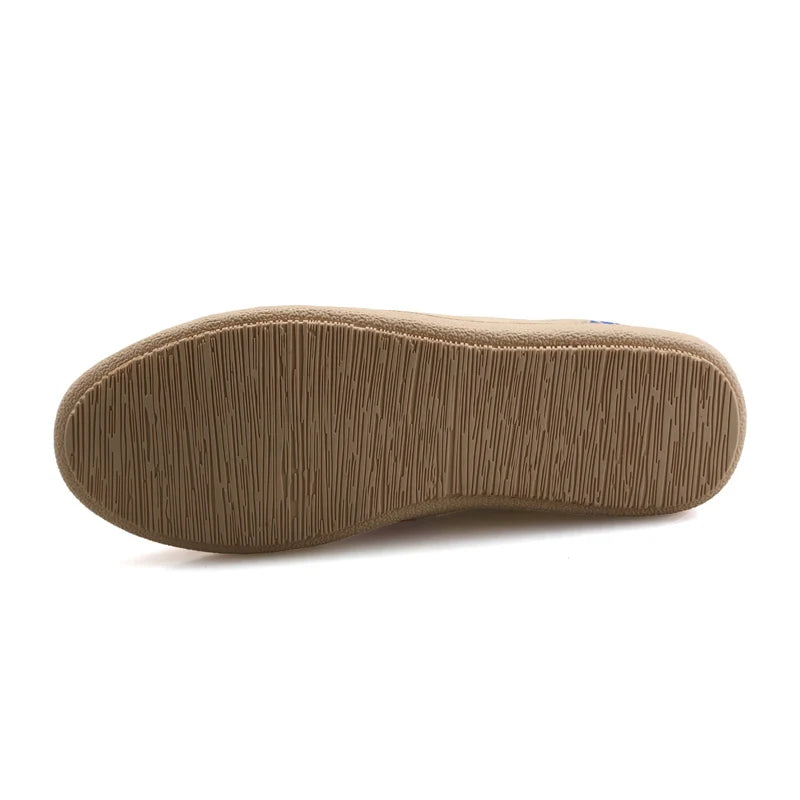 Men's casual loafers by Corporación Turística in tan caqui, slip-on moccasins with a sleek, comfortable design for everyday wear.