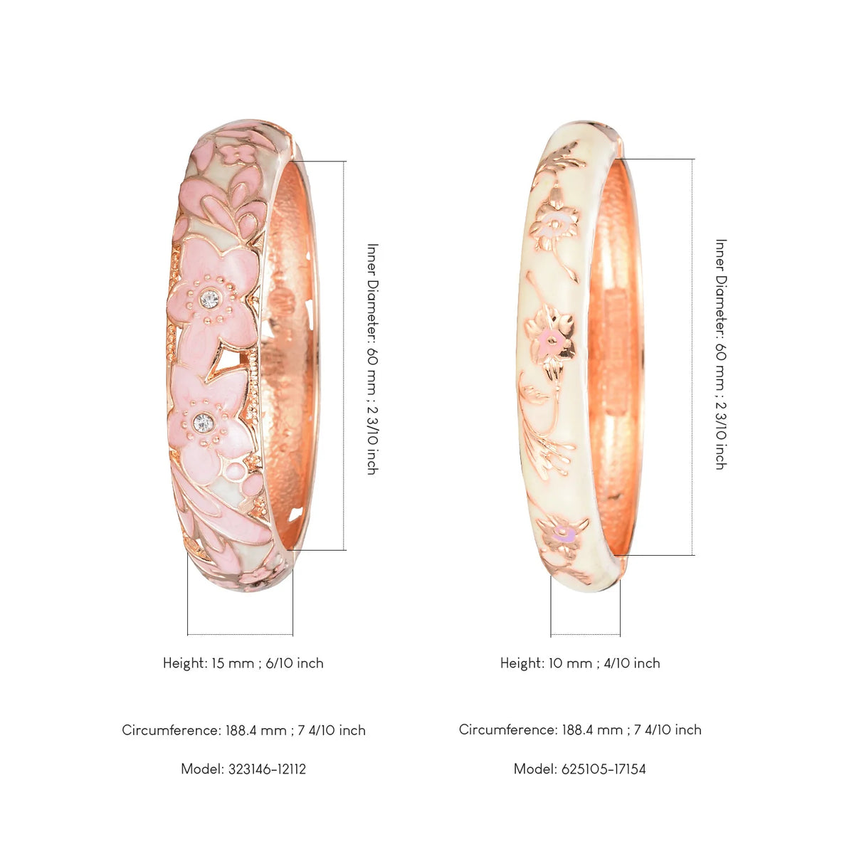 Doble esma bracelet set for women featuring intertwined silver and gold-toned bangles, stylish jewelry for women.