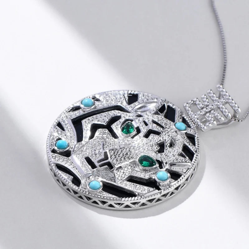 Sterling silver S925 pendant for women, showcasing a stylish new design, with intricate details and polished finish.