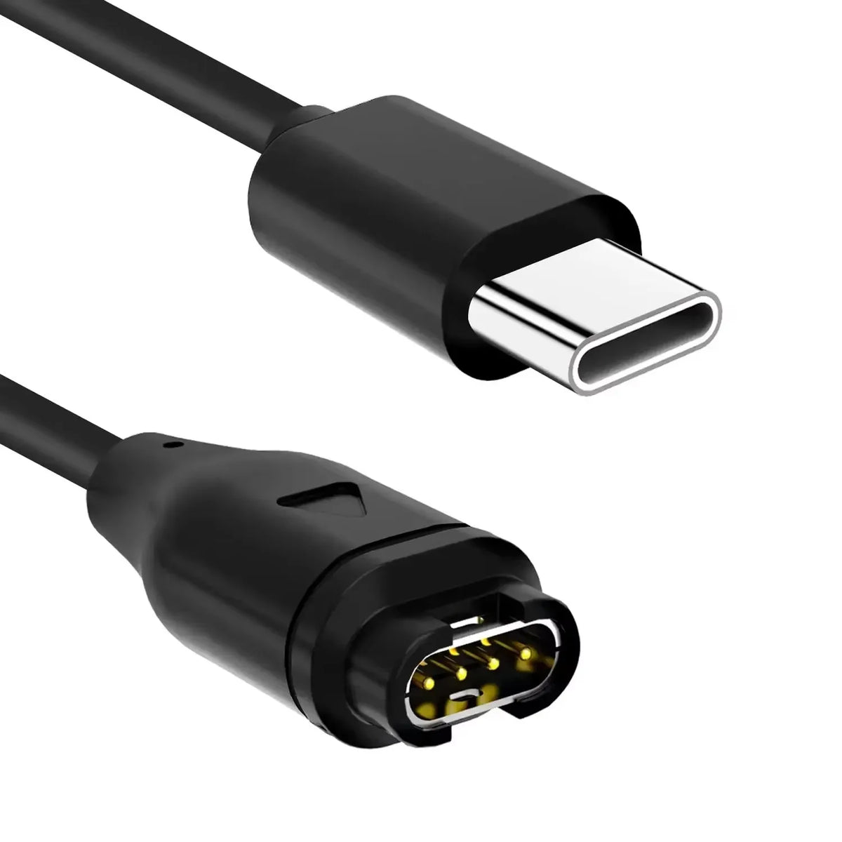 Universal Garmin USB-C charger cable for Fenix 5/6/7 Pro, fast charging, portable electronic accessory by Corporación Turística.