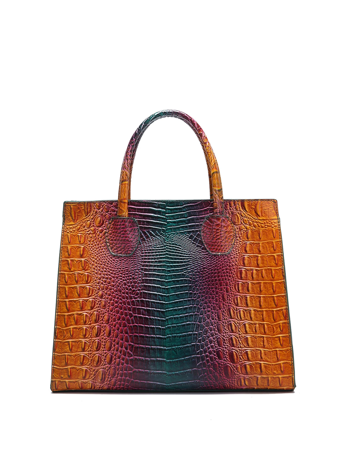 Emerald green large capacity women's hand bags by Corporación Turística, set of three stylish and spacious tote purses.