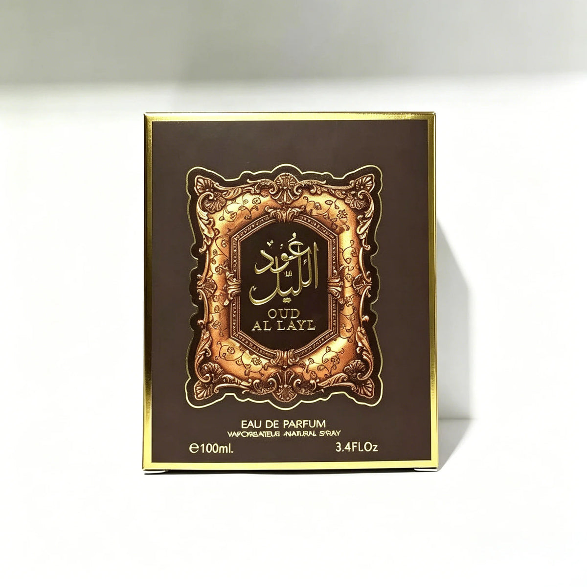 Unisex Oud Al Layl Eau De Parfum 100ml bottle by Corporación Turística, luxurious fragrance with elegant design.