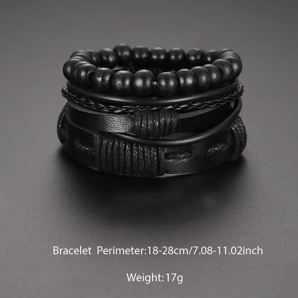 Luxury men's watch and bracelet set by Corporación Turística, stylish accessories with metal bands and elegant design.