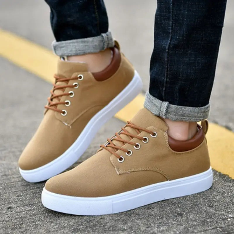 Gray Feerldi casual lightweight shoes for men by Corporación Turística, featuring a comfortable slip-on sneaker design.