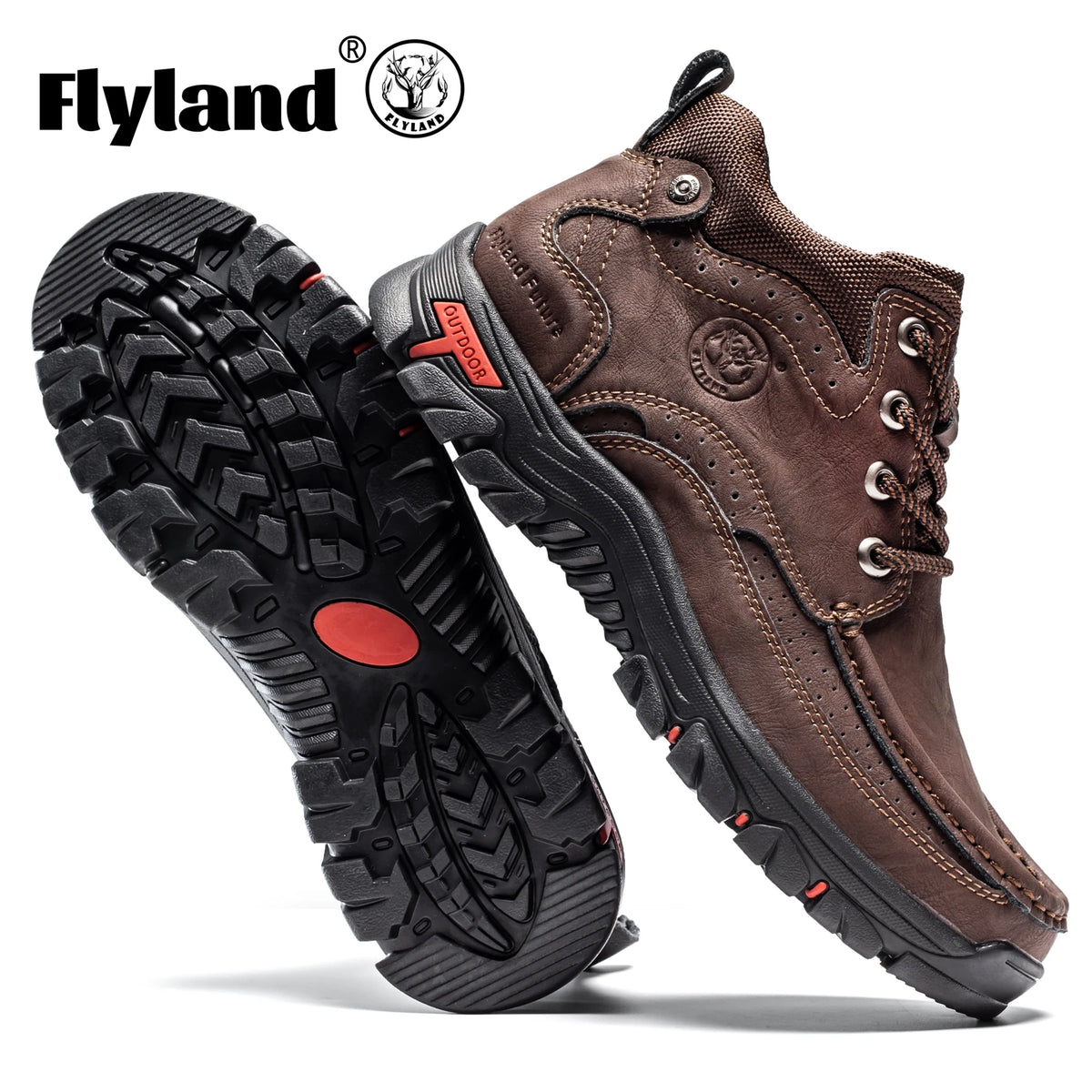 Grey Flyland Chukka boots for men, casual leather shoes with a sleek design, by Corporación Turística.