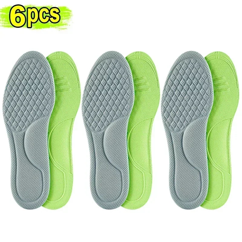 Unisex foam viscoelastic orthopedic insoles by Corporación Turística, shown in grey, designed for comfortable foot support.