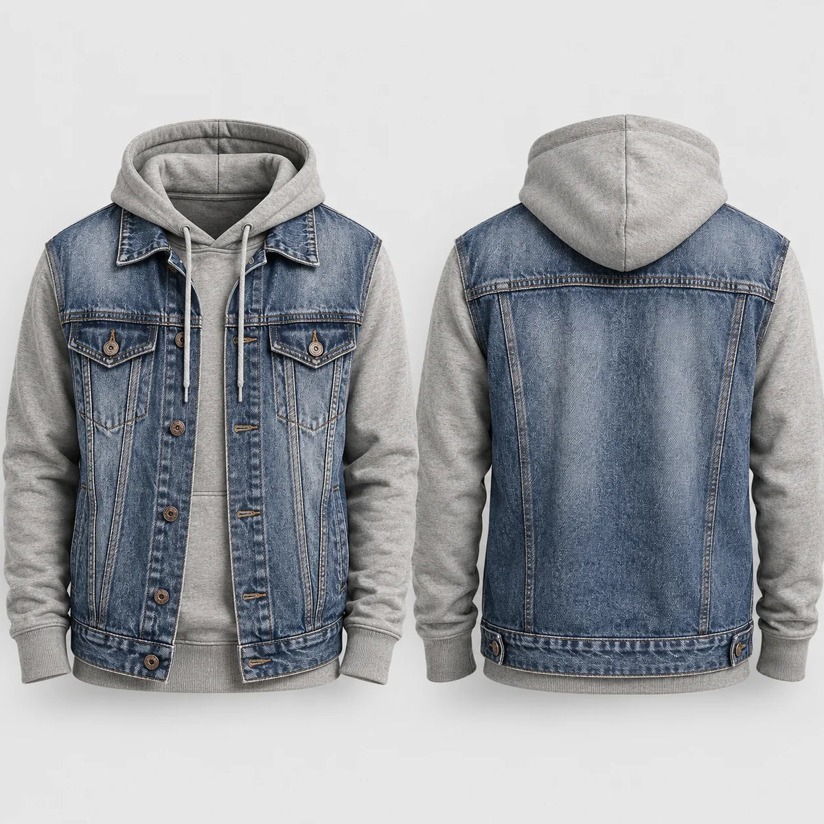 Men's tactical hoodie jacket with 3D printed camouflage design, featuring a hood and functional pockets for outdoor wear.
