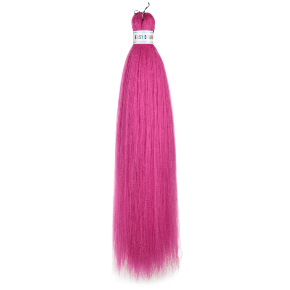 Blue ombre synthetic Kanekalon hair extensions by Corporación Turística, 26 inches, three units per lot, styled for versatile looks.