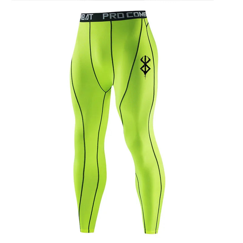 Men's quick-dry sports leggings by Corporación Turística, lightweight athletic pants for active wear, in a vibrant color.