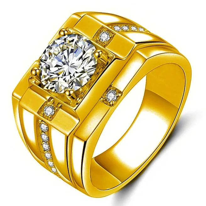 Sterling silver 925 ring with sparkling 5A cubic zirconia, luxurious jewelry piece showcasing elegant craftsmanship.