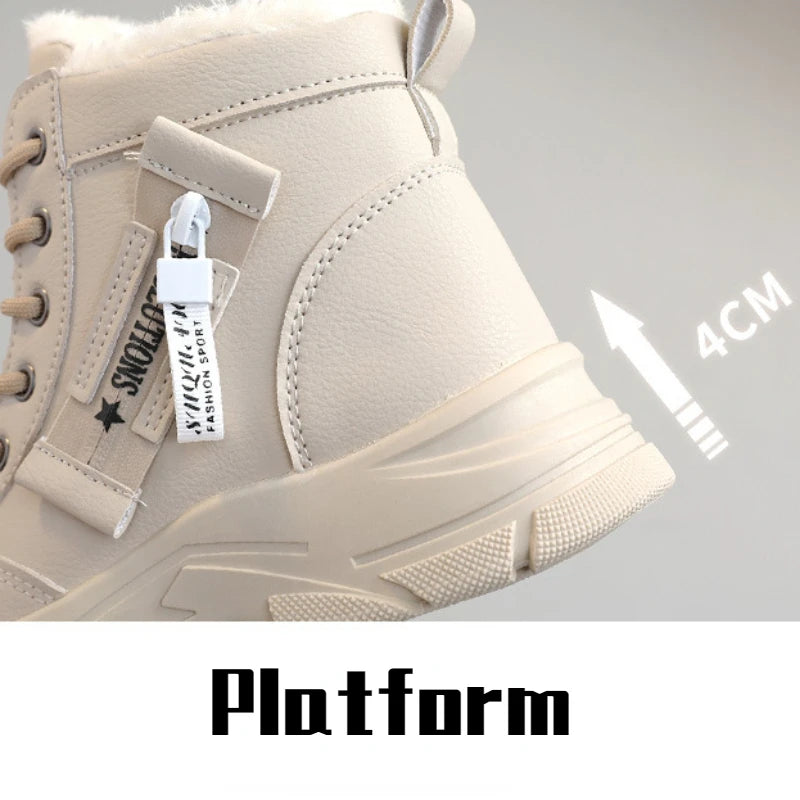 Khaki winter women's boots from Corporación Turística, stylish and warm for cold weather with sporty design and comfortable fit.