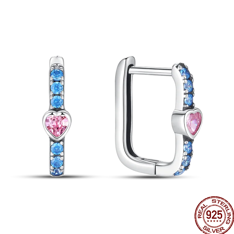 Colorful sterling silver 925 earrings featuring circus-inspired design, perfect for vibrant and stylish accessory choices.