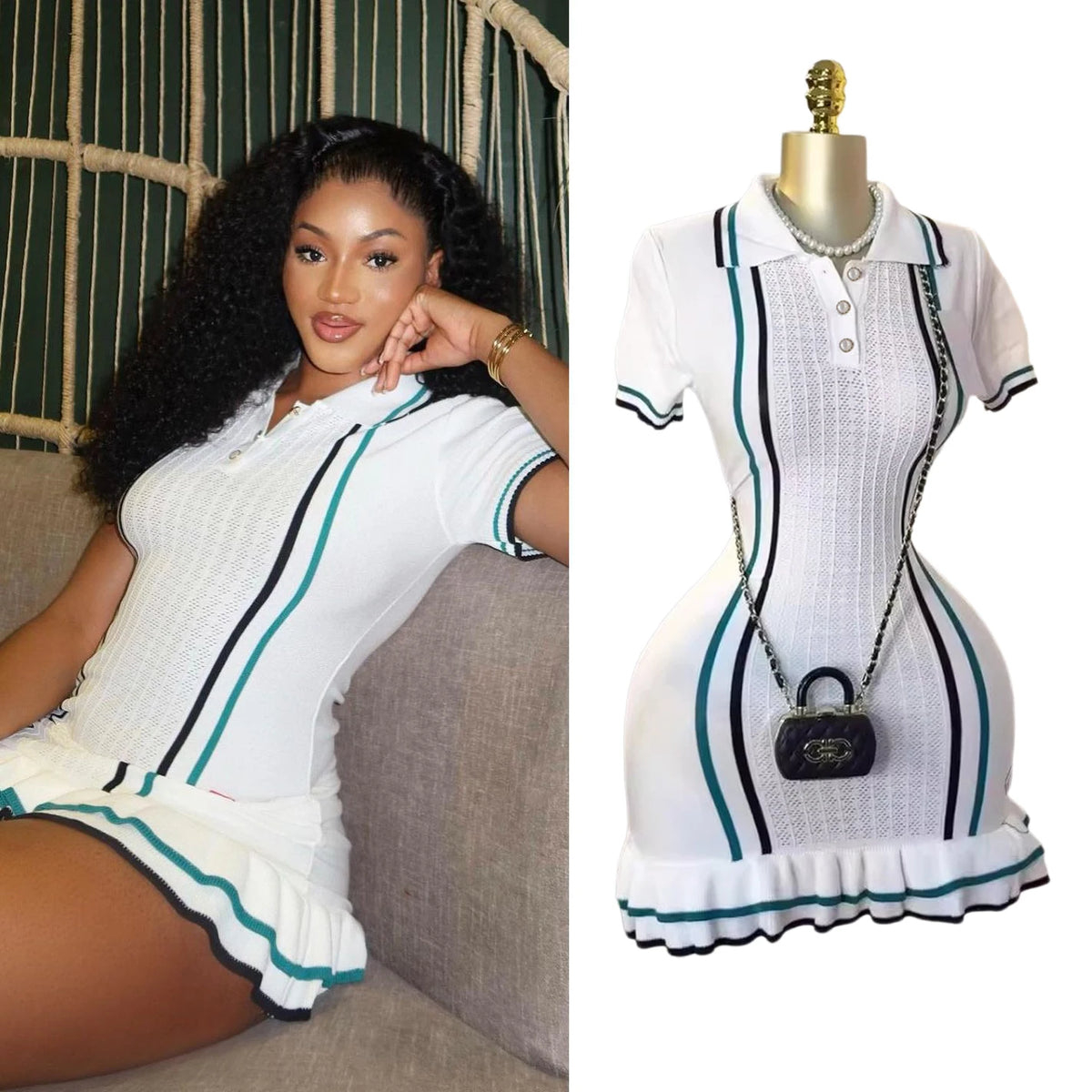 Elegant YuooMuoo mini dress featuring a sexy V-neck, fitted waist, and textured fabric, perfect for stylish evening wear.