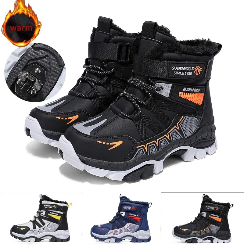 Children's outdoor winter snow boots by Corporación Turística, stylish and warm for kids' winter outdoor activities.