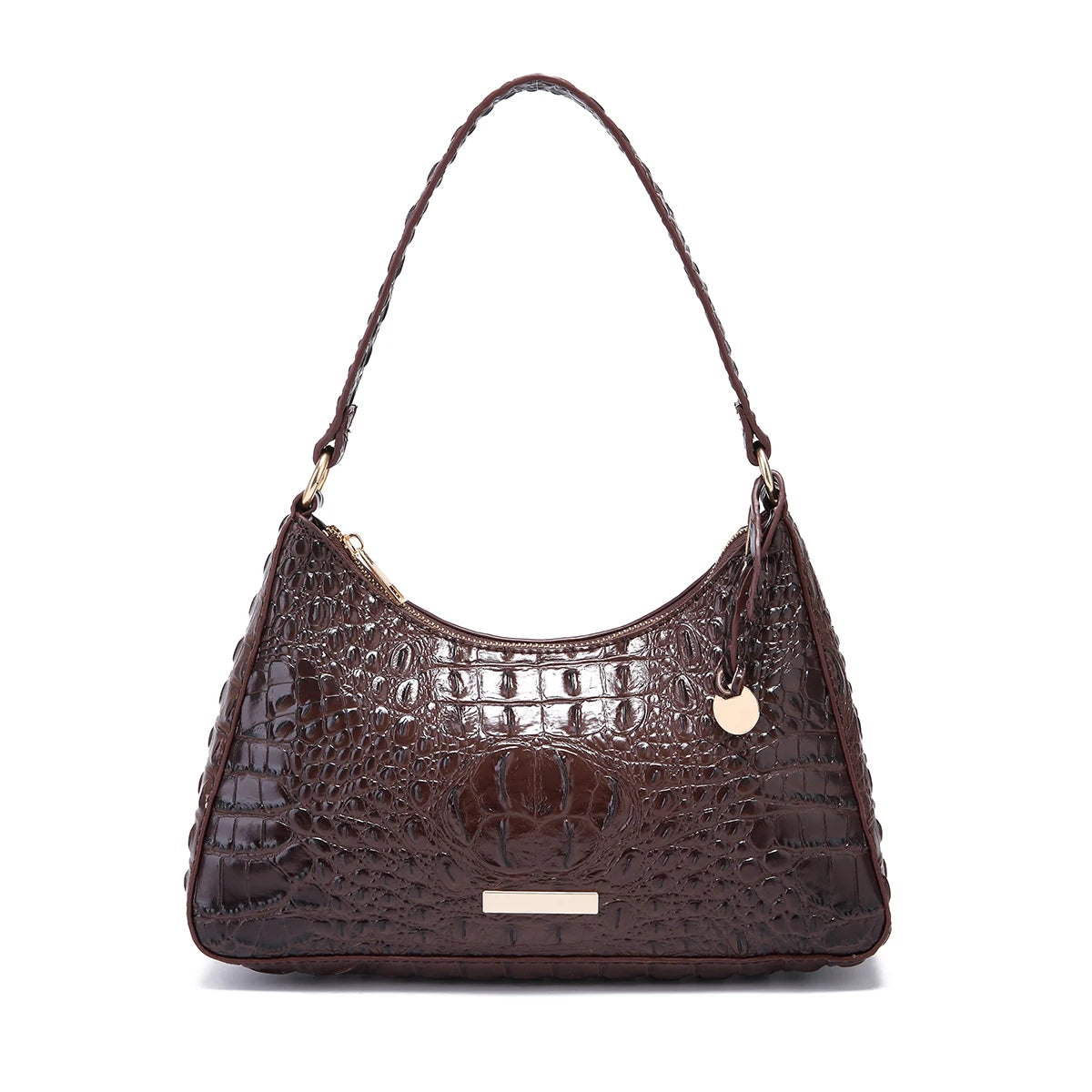 Light brown versatile women's handbag by Corporación Turística with large capacity, stylish design, perfect for everyday use.