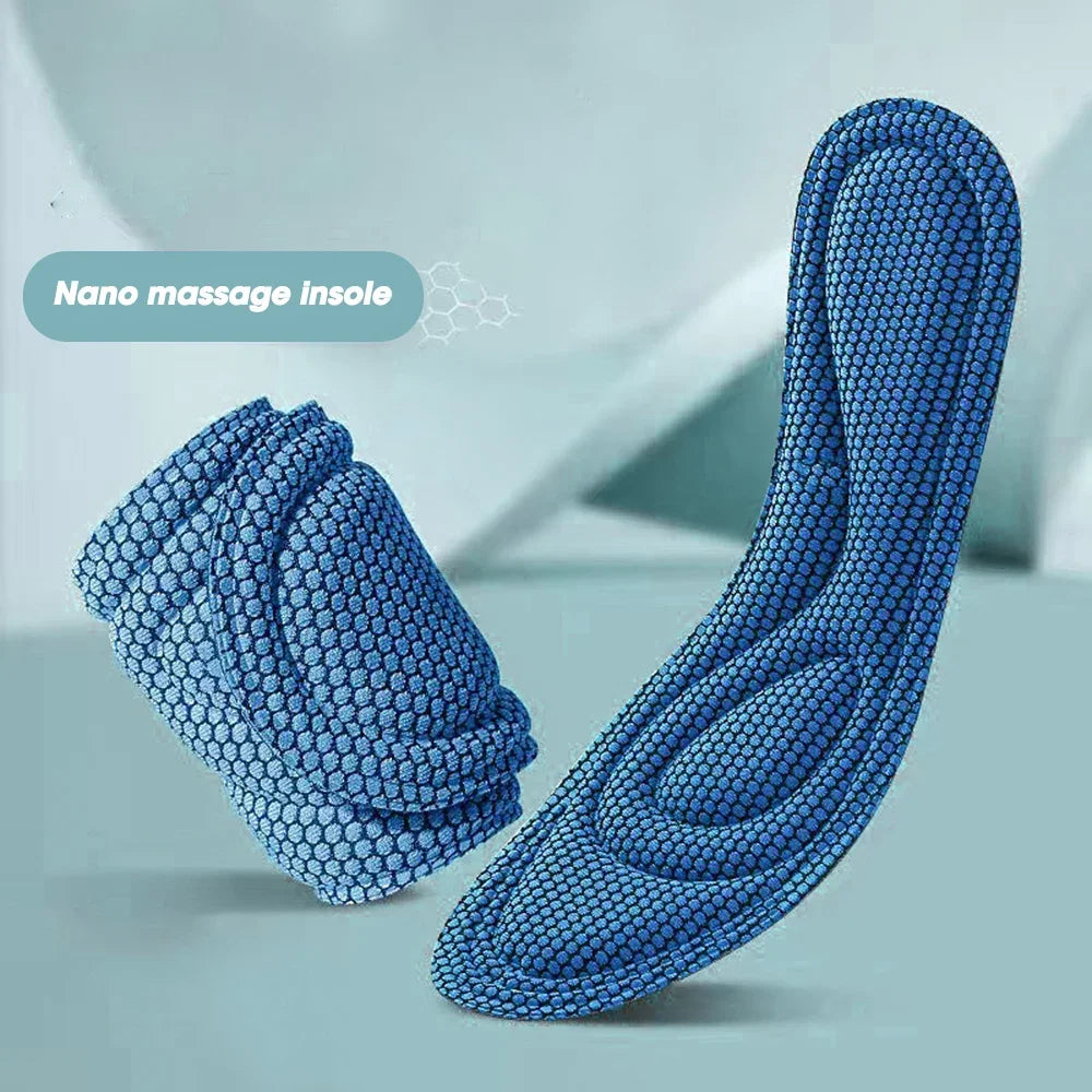 Orthopedic foam insoles for shoes by Corporación Turística, designed for comfort and support in size 45-46.
