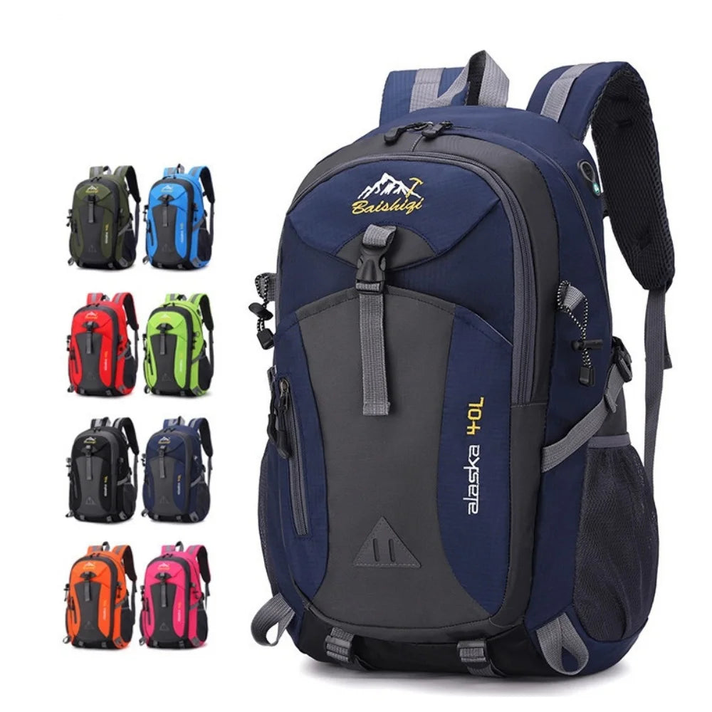 Black multifunctional sports backpack by Corporación Turística, breathable fabric, 12-inch size, ideal for active use.