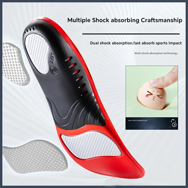 Resistente orthotic insole with arch support from Corporación Turística, black color, suitable for shoe size 47-49.