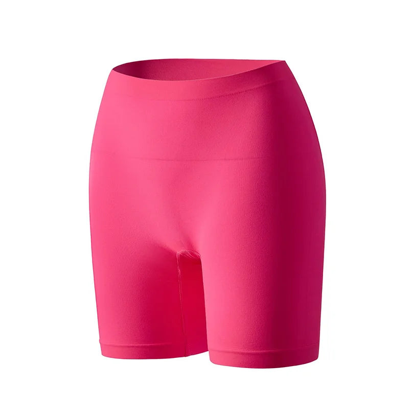 Set of 1/2/3 women's safety shorts from Corporación Turística in bright orange, featuring adjustable waistbands and durable fabric.
