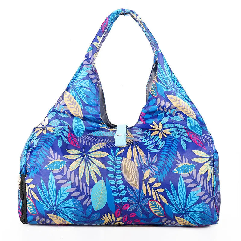 Pink yoga mat bag by Corporación Turística, stylish gym and fitness tote for carrying yoga mats and workout gear.