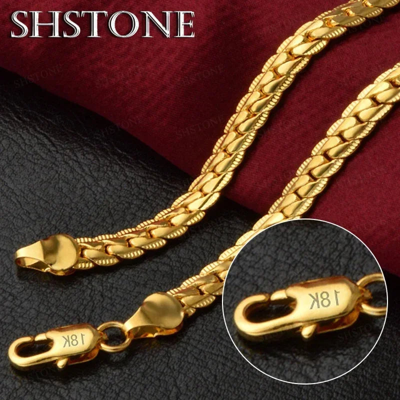 Complete 6mm sterling silver and gold-plated collar from Corporación Turística, featuring a 20cm length and intricate design.