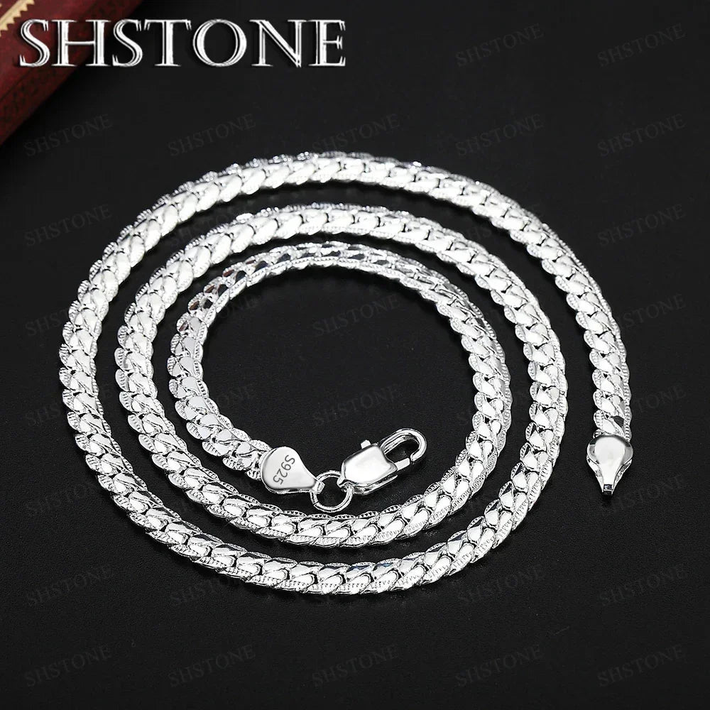 Complete 6mm sterling silver and gold-plated lateral collar from Corporación Turística, 20cm length, elegant jewelry accessory.