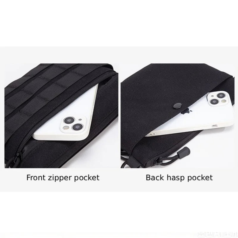 Mini tactical outdoor bag by Corporación Turística, versatile and compact for outdoor activities and travel.