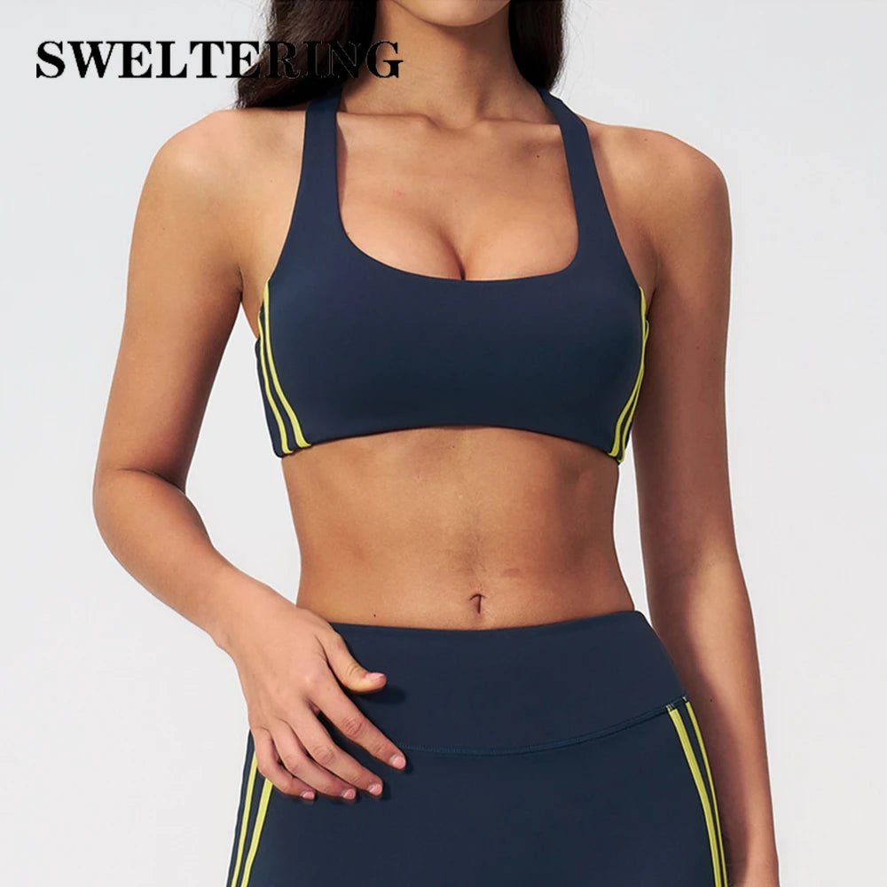 Premium black women's yoga top by Corporación Turística, quick-drying, suitable for active fitness and yoga practice.