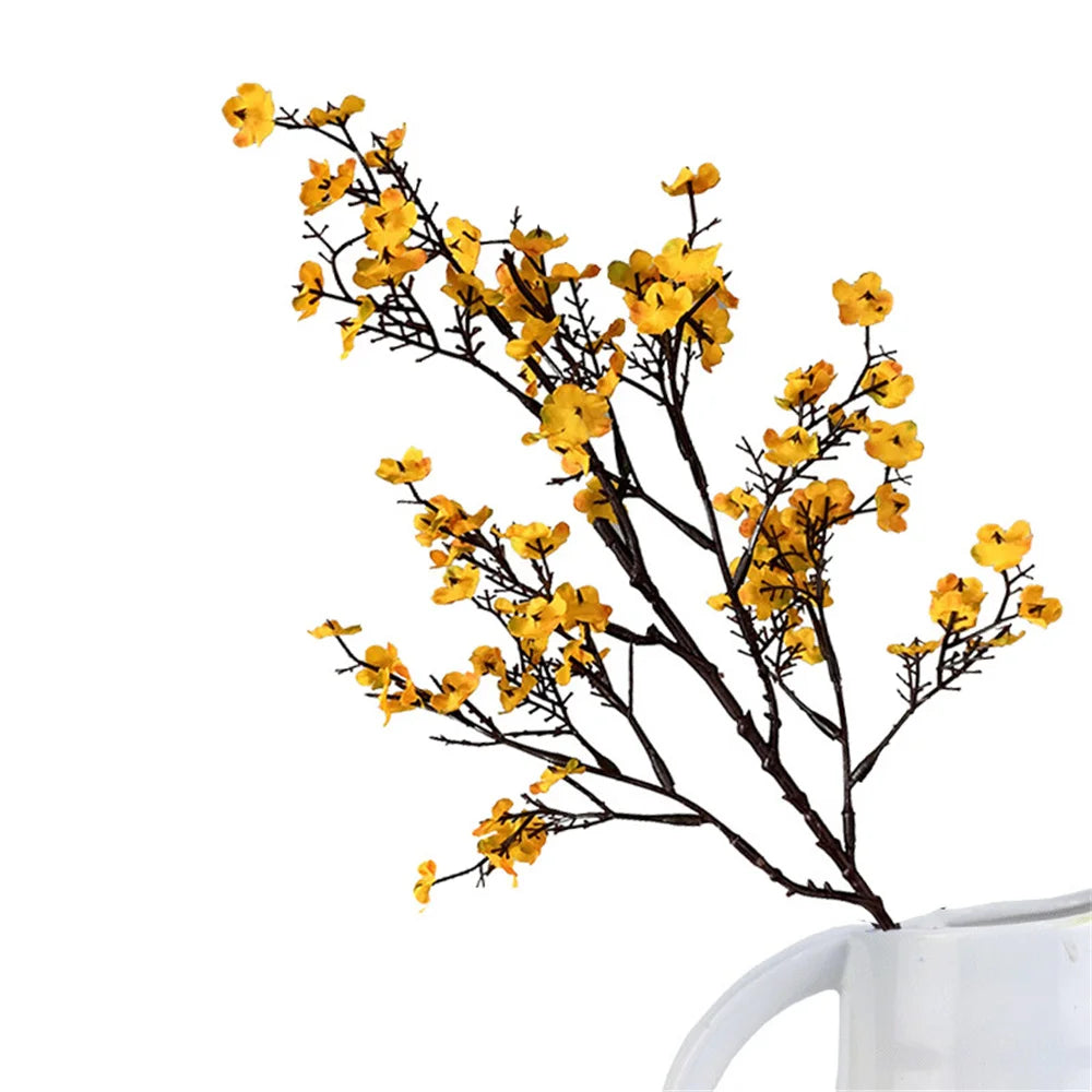 Purple Gypsophila artificial flowers from Corporación Turística, realistic faux floral arrangement in a two-piece set.