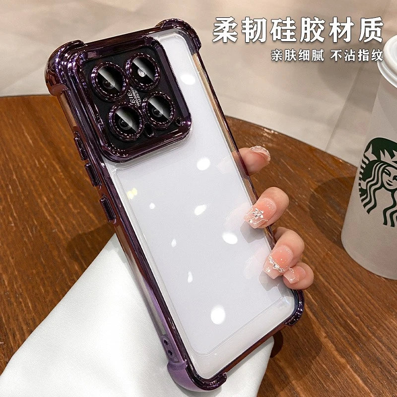 Luxury protective phone case for Xiaomi Redmi 13C 5G by Corporación Turística, featuring purple and red design with shockproof features.