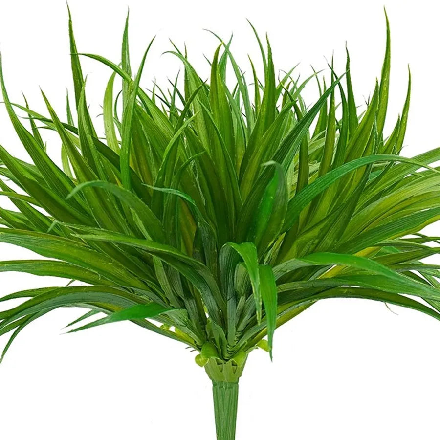 Artificial Rama decorativa con 14 hojas de hierba de primavera, ideal para coronas, de la marca Corporación Turística.