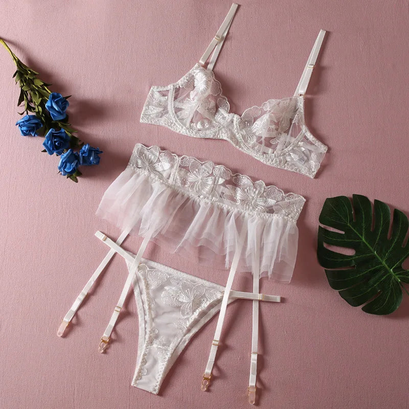 Luxury Himealavo women's lingerie by Corporación Turística in red, featuring elegant, erotic underwear for women.