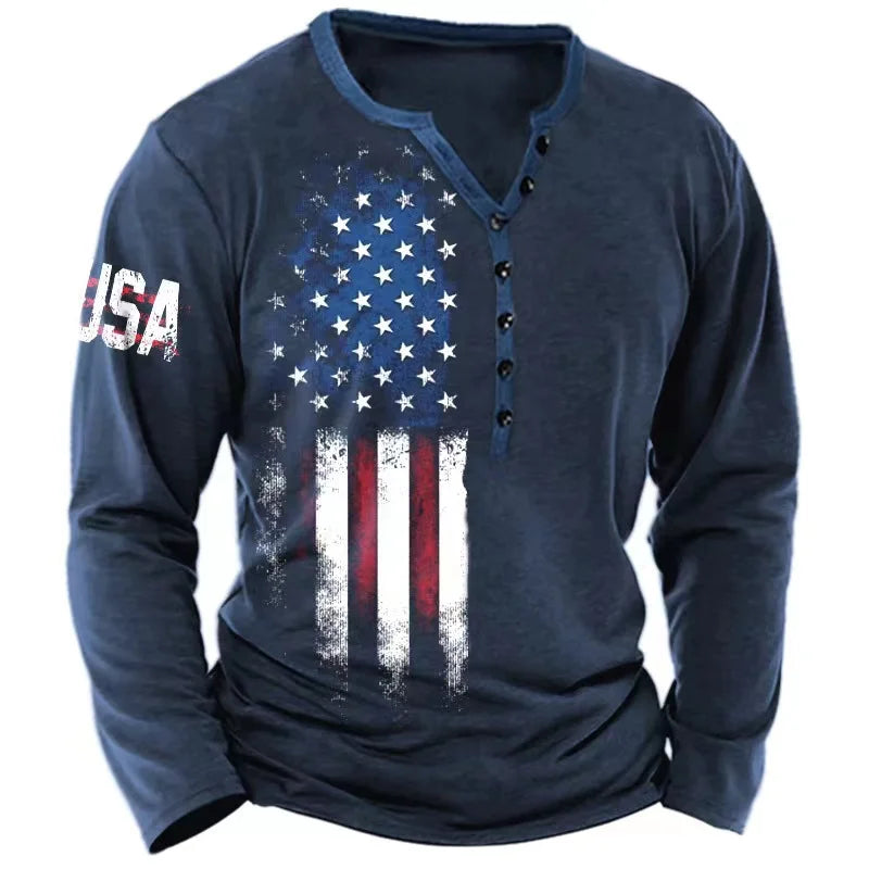 Gray vintage Yellowstone R66 long-sleeve men's T-shirt, casual style, XL size, soft fabric, from Corporación Turística.