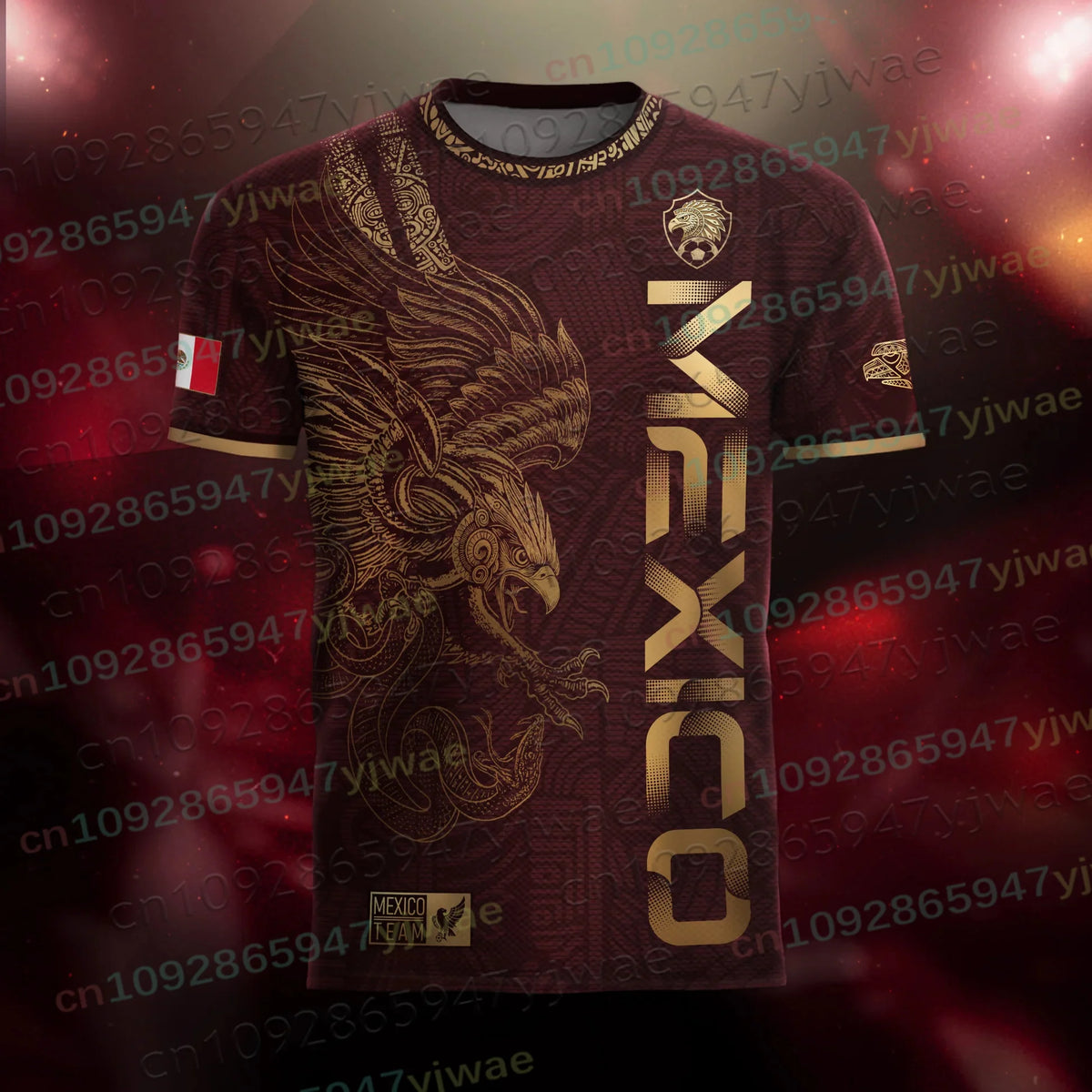 Juvenile breathable polyester football jersey from Corporación Turística, designed for sports and active play.