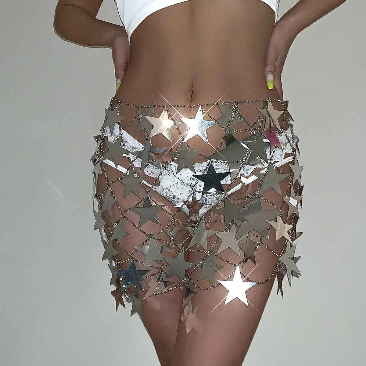 Black mini sexy dress with shimmering gold skirt, perfect for parties, by Corporación Turística, stylish and eye-catching.