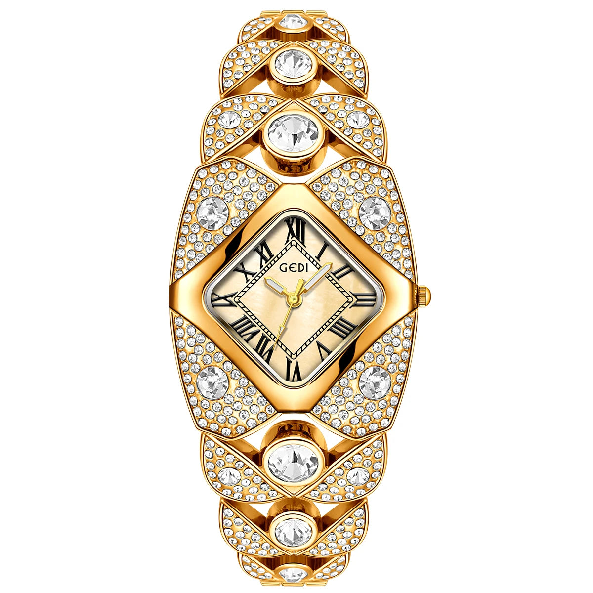 Elegant silver and blue luxury women's watch with a slim bracelet from Corporación Turística.
