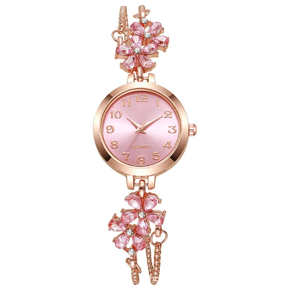 Silver women's adjustable quartz watch by Corporación Turística with water resistance and stylish design.