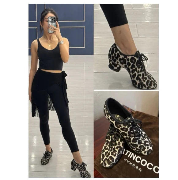 Elegant SW Latin Dance professional shoes by Corporación Turística, featuring sleek design and suitable for Latin dance performances.