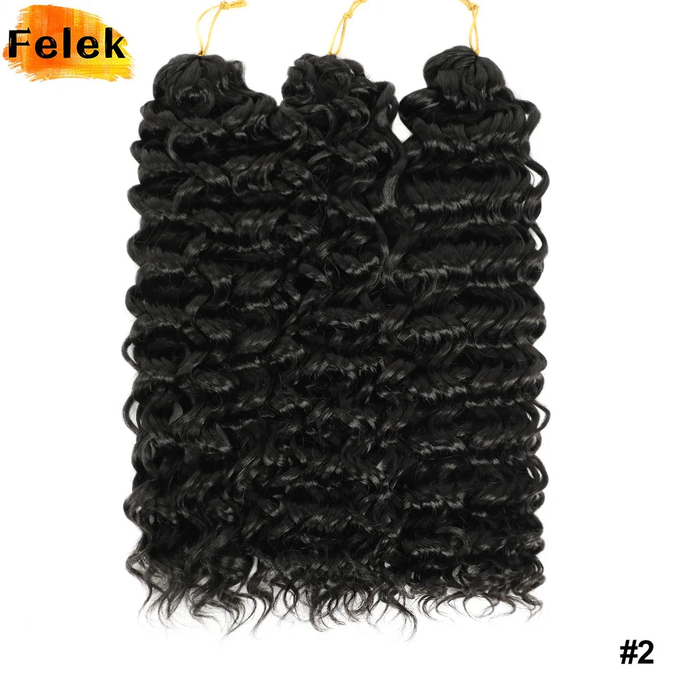 Trenzado de extensiones de cabello GoGo Curl para mujer, 18 pulgadas, 6 unidades, en tonos naturales, por Corporación Turística